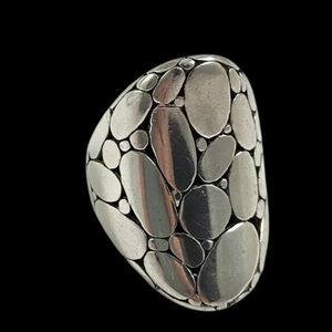 John Hardy Kali Pebble Saddle Design Ring